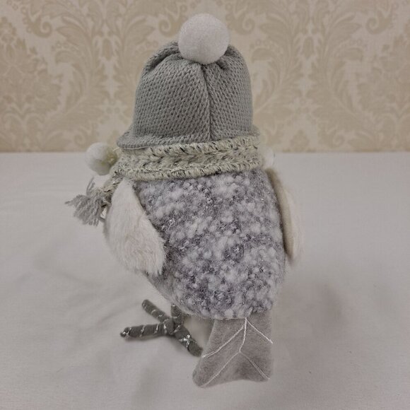Target Featherly Friends Gray and White Bird With Snow Cap & Scarf - Picture 4 of 7